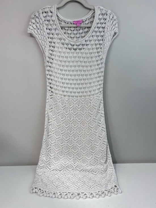 Lilly Pulitzer Dresses & Skirts - Lily Pulitzer White Crochet Dress Size Small